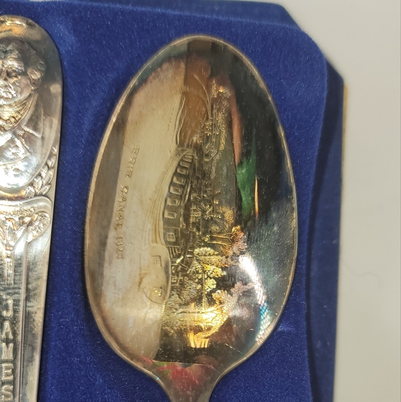 WM Rogers IS Silver Presidential Commemorative Spo - Picture 4 of 5